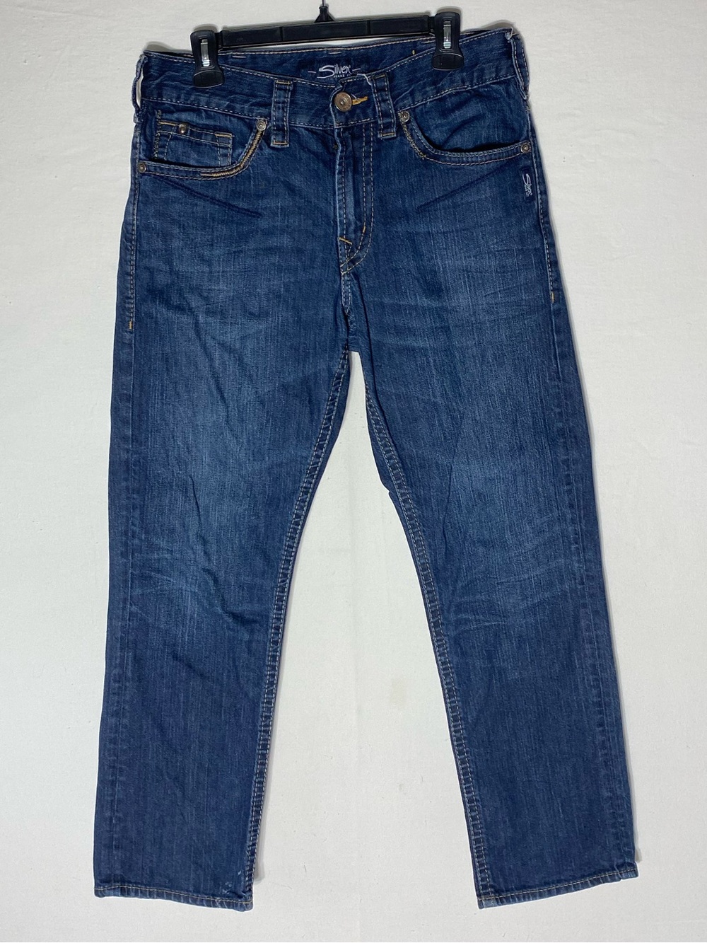 Silver Jeans Eddie Med Wash Relaxed Tapered Jeans 32x30 Normcore Contemporary